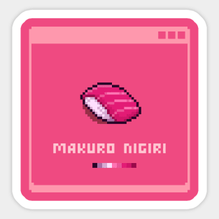 Makuro Nigiri By Kian Pixel Sticker